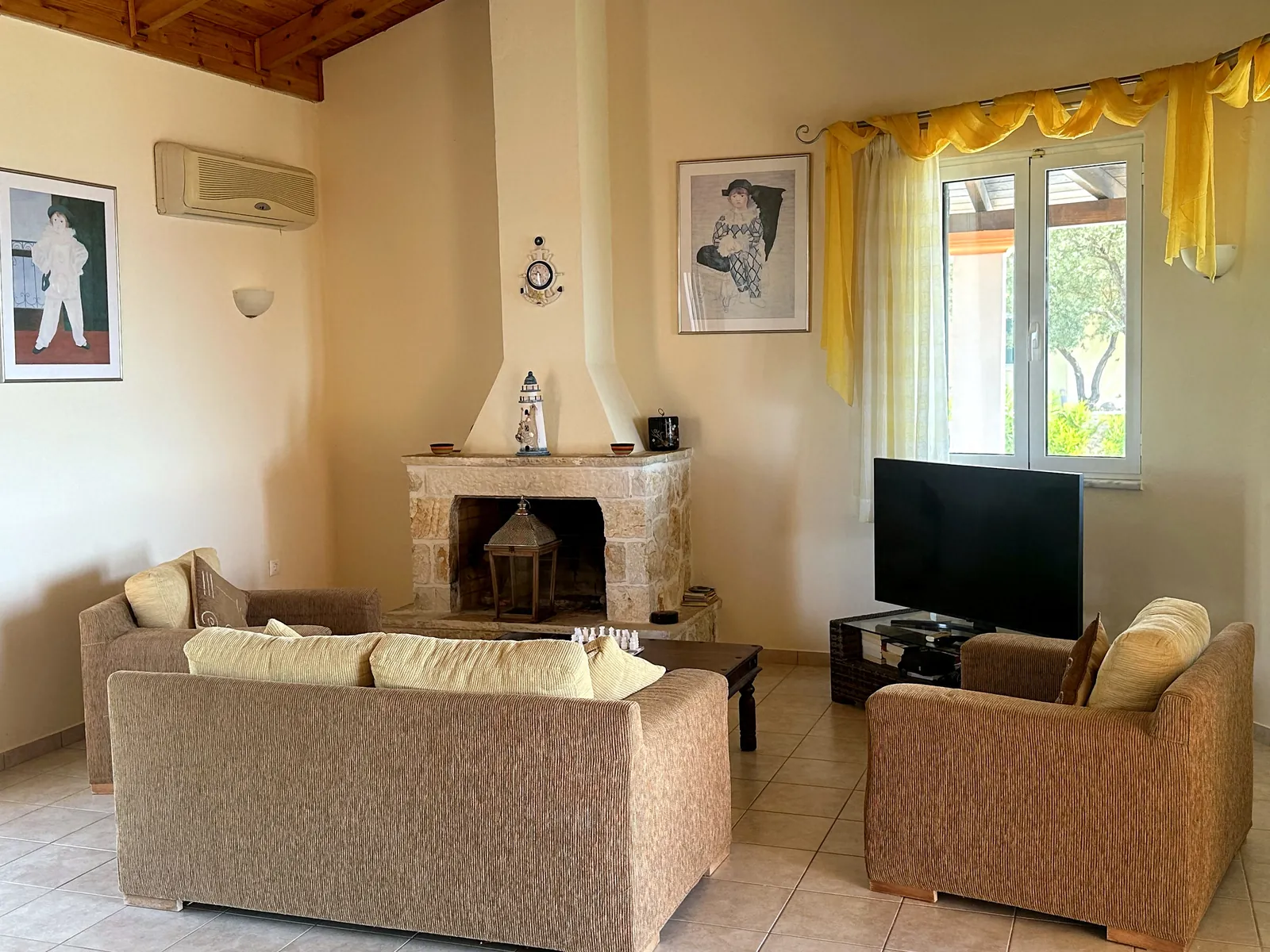 Villa Anatoli: σαλόνι