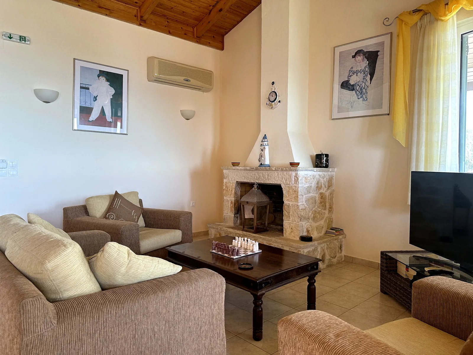 Villa Anatoli: σαλόνι