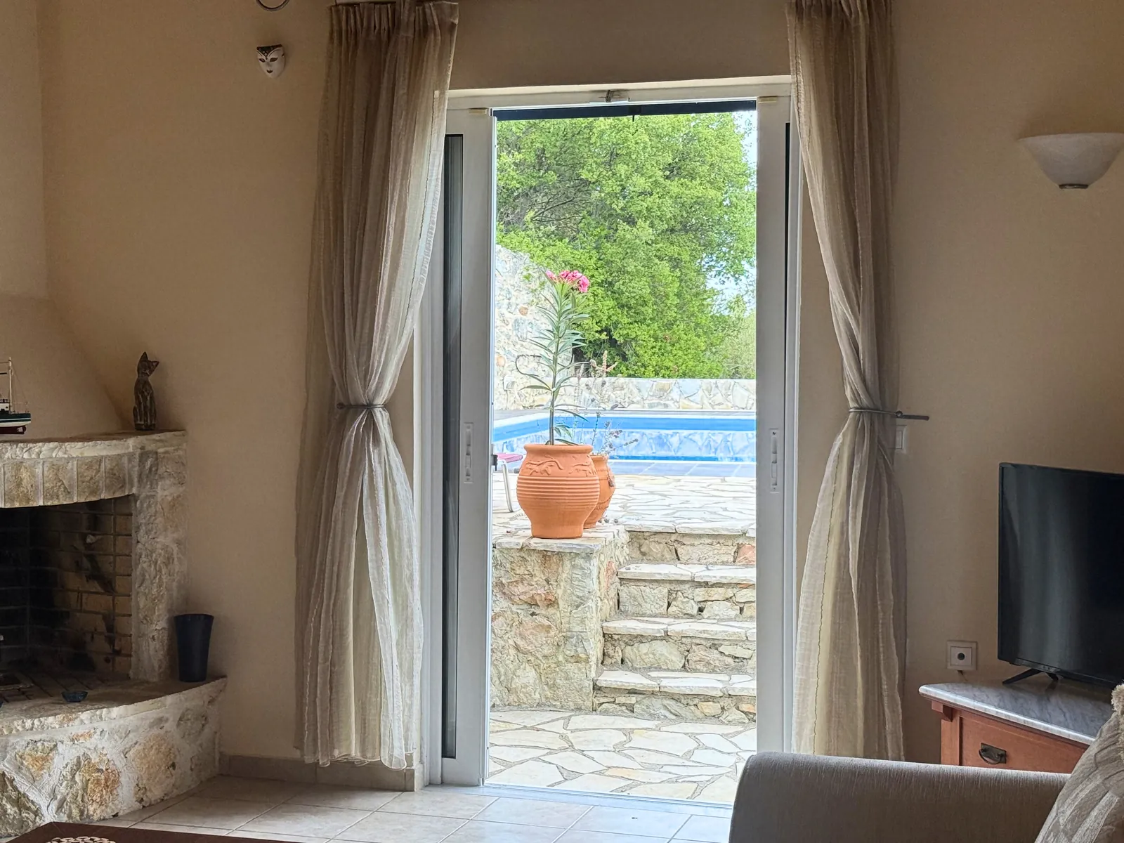Villa Scala: σαλόνι